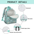 thumbnail image 4 of Cat Lovers Students Backpack with Cute Hand-drawn Watercolor Cat Illustration, Artistic Vintage Pet Print for Students and Students, 4 of 6