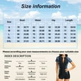 thumbnail image 2 of Cathalem Women's One Piece Swimsuit Tummy Control V Neck Bathing Suits (Black,M), 2 of 4