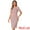 Pink, variant on Short Sleeve Contrast Bodycon Plaid Houndstooth Dress M Pink