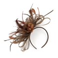 thumbnail image 6 of Prolriy Fascinators Hats for Women Hats for Women Fascinators Womens Flower Hat for Tea Party Wedding Church Hair Accessories for Women Coffee, 6 of 8