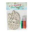 thumbnail image 2 of YHAICO Easter Candy Bag Candy Bag Easter Gifts Bags Egg Storages Cute Cookies Beach Storage for Holiday Picnic Easter DIY Wooden Picture Board Rabbits Coloring Art Decoration Eggs Gift 4ML, 2 of 6