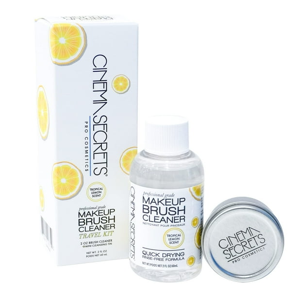 Kit limpiador de brochas de maquillaje Cinema Secrets Original Lemon Scent