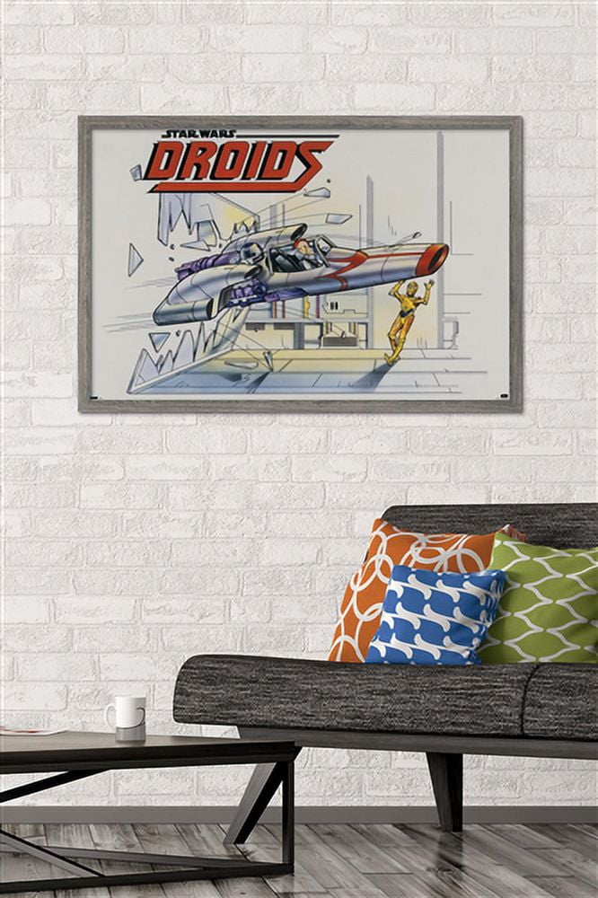 Star Wars: Droids - Crash Wall Poster, 22.375" x 34", Framed