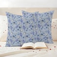 thumbnail image 3 of Blue Ocean Conch Outdoor Waterproof Pillow Covers, Retro Beige Coastal Coral Starfish Decorative Square Throw Pillowcase Sofa Cushion Sham for Patio/Couch/Chair, 20"x20" 2 Pack, 3 of 8