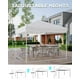 thumbnail image 4 of Yeshouse 10x10 popup Canopy tienda, tienda al aire libre con 3 altura ajustable, fácil de configurar Canopy con 4 bolsas de arena y bolsa de transporte para acamp, fiestas, eventos al aire libre, 4 of 7