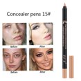 thumbnail image 1 of Lápiz Delineador de ojos negro y marrón, resistente al agua, maquillaje de ojos duradero, suave, de secado rápido, alto pigmento, lápiz de Gel corrector mate( 15, 1 of 5