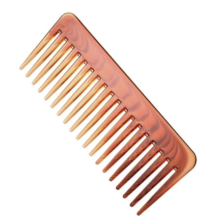 Wide Teeth Comb Hair Health Comb Hairdressing Brush Styling Comb for Long Wet or Curly Straight (Best Way To Comb Curly Hair)