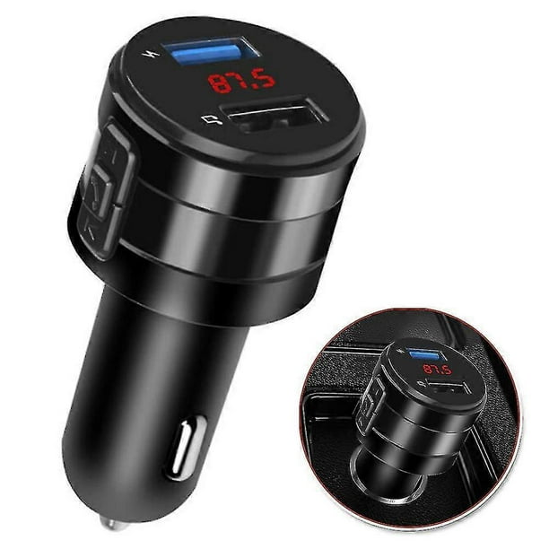 Nuevo y moderno transmisor FM manos libres Bluetooth para coche con reproductor de música MP3 y cargador para coche del fabricante.