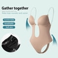 thumbnail image 5 of Women Full Body Shaper Bra Backless Bodysuit Thong Invisible Shapers Tummy Control Shapewear Girdles Sheath Slimming Underwear, 5 of 8