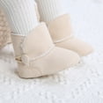 thumbnail image 5 of Zapatos con suelas de agarre, botines para bebé, pantuflas de lana acogedoras, bebé suave, 5 of 5