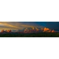 thumbnail image 3 of Johnson, George 24x9 Black Modern Framed Museum Art Print Titled - Sedona Sunset, 3 of 5