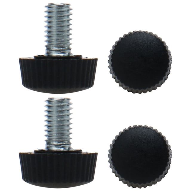 Pies Niveladores Ajustables Unique Bargains 4pcs M6 x 10 x 16mm para Muebles de Casa, Gabinete, Mesa, Patas de Silla