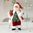 thumbnail image 3 of Fabric Christmas Santa Claus Hanging Ornament for Tree Indoor Holiday Decorations, Soft Cloth DIY Pendant Adds Joyful Seasonal Touch to Mantel Walls and Christmas-Themed Celebration Setup(A), 3 of 8