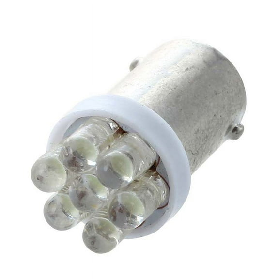 10 X BA9S 1895 Lamp Bulb 7 LED 12V White For Car