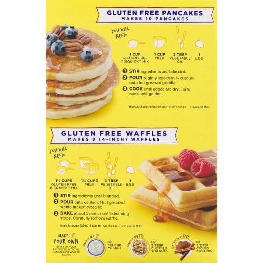 Betty Crocker Bisquick Baking Mix, Gluten Free Pancake and Baking Mix, 16 Oz Box (Pack of 2)