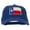 Royal, variant on Texas Flag Embroidered Unstructured Washed Cap - Navy OSFM