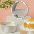 thumbnail image 4 of 3-Piece Round Cake Pan Set (4/6/8 Inch) - Non-Stick Baking Molds with Removable Bases for Wedding, Birthday & DIY Cakes - Essential Kitchen Baking Tools, 4 of 11