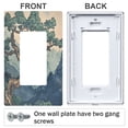 thumbnail image 3 of Yayeee Rocker Switch Wall Plate 3-Gang 6.5"x4.6" Home Decorative Outlet Cover, Tree In The Mountains, 3 of 6