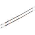 thumbnail image 1 of 2Pcs Bird Rope Perches Brightly Colored Handmade Chew Toy Parrot Swings Spiral Stand105CM, 1 of 9