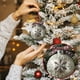 thumbnail image 5 of HWRETIE Red and Gold Christmas Balls,Christmas Ball 2D Flat Acrylic Pendant Christmas Tree Decoration Christmas Decorations Layout Scene Accessories, 5 of 6