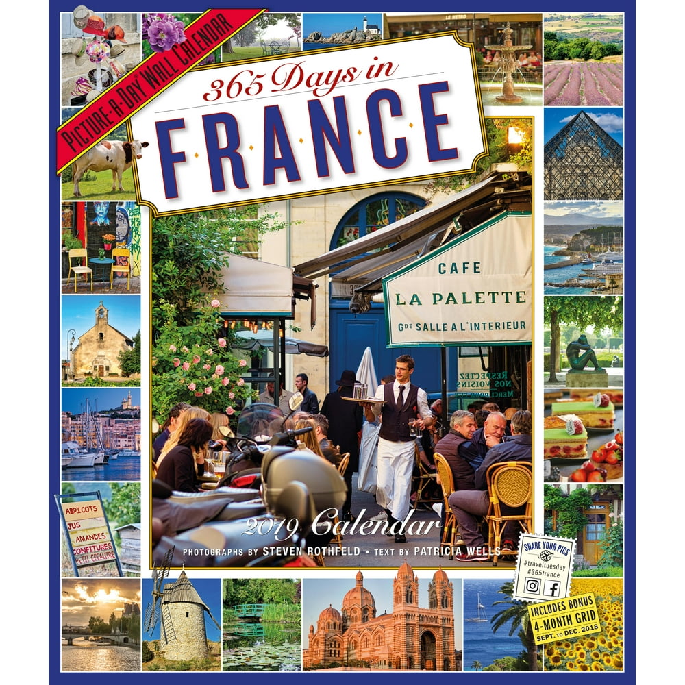 365 days in france pictureaday wall calendar 2019 (other