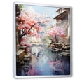 thumbnail image 2 of Designart "Silk Road China Art painting X" Chinese Floater Framed Wall Decor, 2 of 7