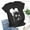 Black, variant on ALLLIST Holiday Womens Tops Crew Neck Black T-Shirts Graphic Short Sleeve Fashion Shirts Tops for Ladies