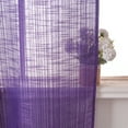 thumbnail image 3 of Ton‘y's Collection 4 Panels Fancy Slub Bamboo Solid Color Sheer Window Curtains Elegant Window Voile Panels/Drapes/Treatment for Bedroom Living Room, 3 of 5