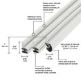 thumbnail image 3 of M-D Building Products 47006 White Vinyl with Magnetic Strip Top and Sides Door Seal Kit for Steel Doors, 3 of 6