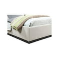 thumbnail image 5 of Meridian Furniture Alfie Beige Linen Textured Fabric Twin Bed, 5 of 8