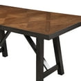 thumbnail image 2 of Steve Silver Halle Brown Counter Table with 4 Counter Chairs, 2 of 9