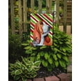 thumbnail image 2 of Carolines Treasures LH9242-FLAG-PARENT Basset Hound Candy Cane Holiday Christmas  Flag  multicolor, 2 of 2