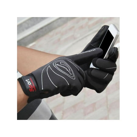 VICOODA Full Finger Winter Ski Thermal Stripe Cycling Touch Screen Gloves Motorcycle Bicycle Bike Sport Warm Autumn Winter Gloves Outdoor Hiking