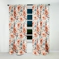 thumbnail image 4 of Designart "Vintage Pink Floral Reverie" Floral Room Darkening Curtain Single Panel, 4 of 6
