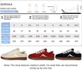 thumbnail image 3 of Ecetana Women's Sneakers Casual Tennis Shoes Slip Resistant Low Top Walking Shoes, 3 of 7