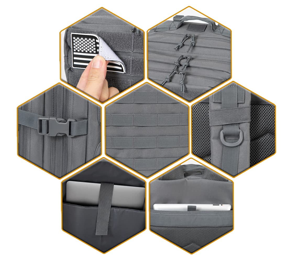 Haadid 45L Tactical backpack & Tactical Toiletry Bag