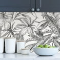 thumbnail image 3 of NuWallpaper Black Canopy Vinyl Peel And Stick Wallpaper, 216-in by 20.5-in, 30.75 sq. ft., 3 of 5