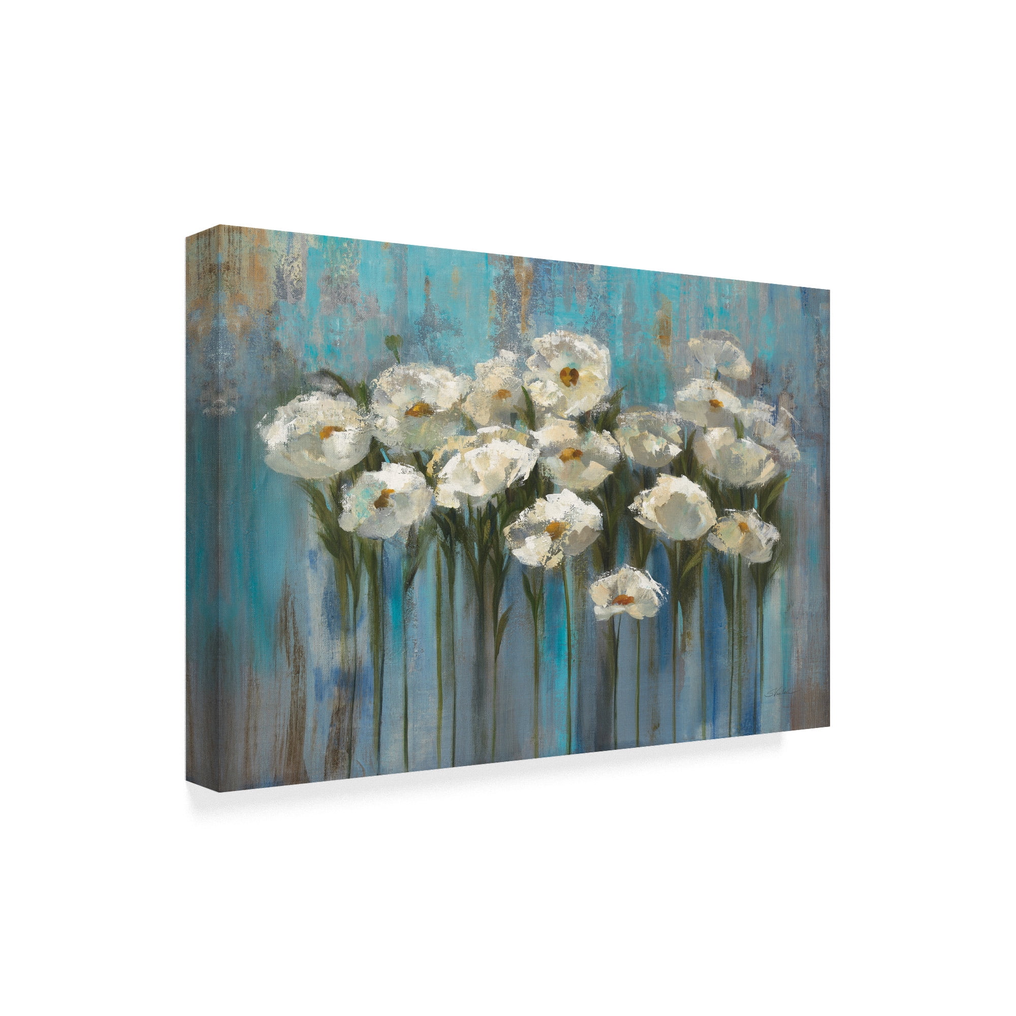 Trademark Fine Art 'Anemones by the Lake' Canvas Art by Silvia Vassileva