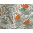 thumbnail image 4 of Ambesonne Animal Quilted Bedspread Set 3 Pcs, Fox in the Winter Forest, Queen Size, Pale Sage Green Orange, 4 of 5