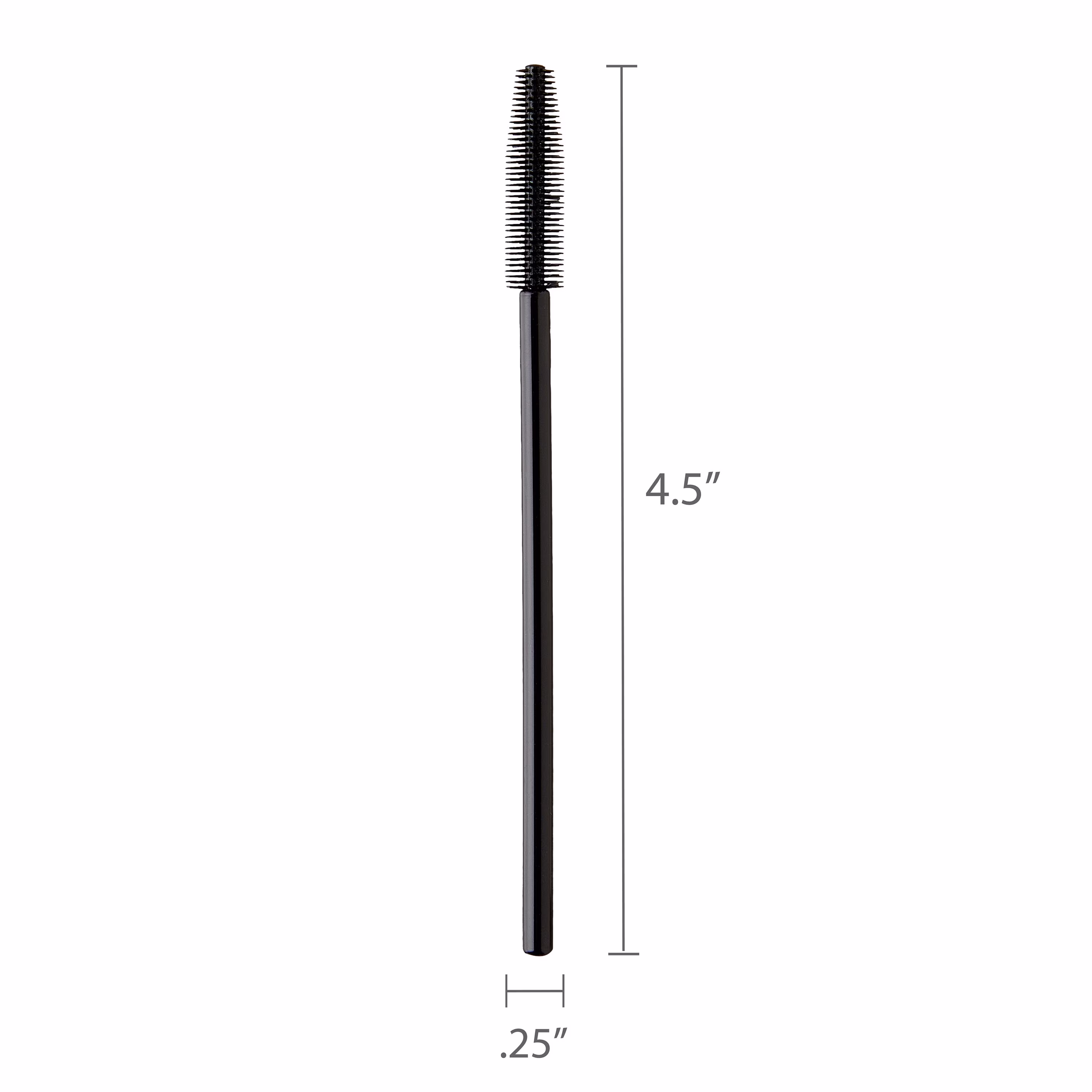 Equate Reusable Mascara Wands, Silicone Spoolie Applicators, 20 Count