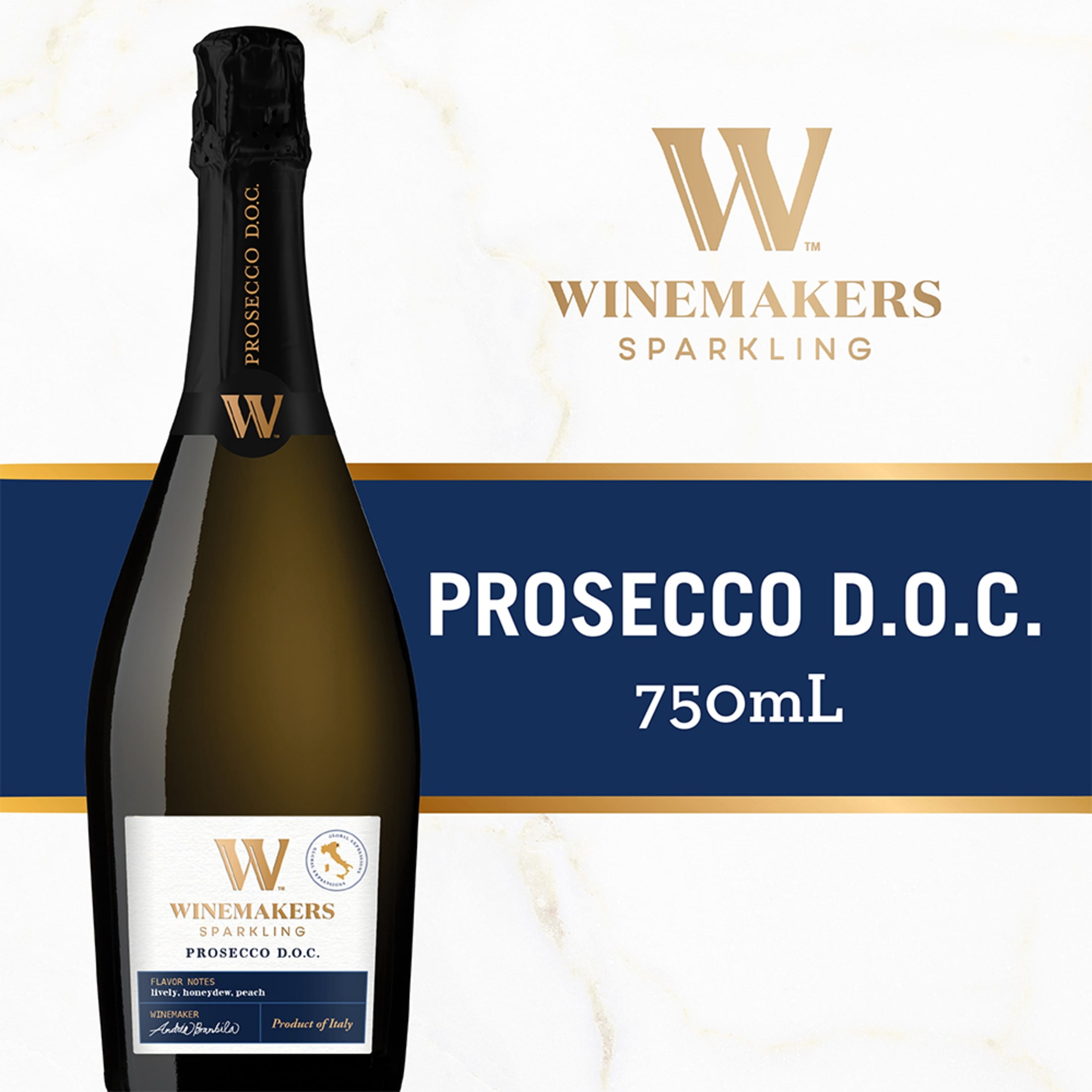 Winemakers Selection Prosecco, White Wine, 750ml