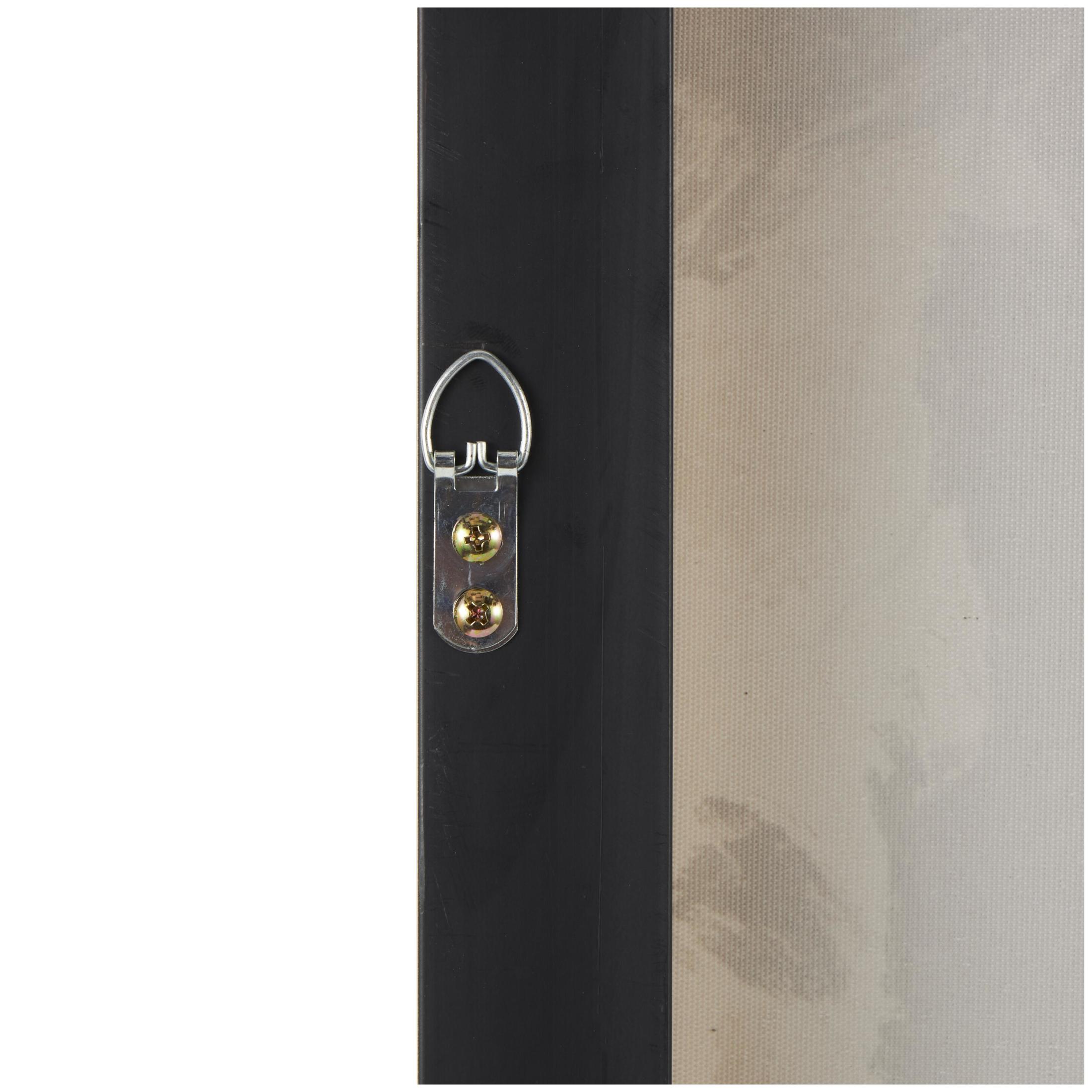 36" x 47" Women's Profile Abstract Framed Wall Art with Gold Foil Details and Black Accents, by DecMode