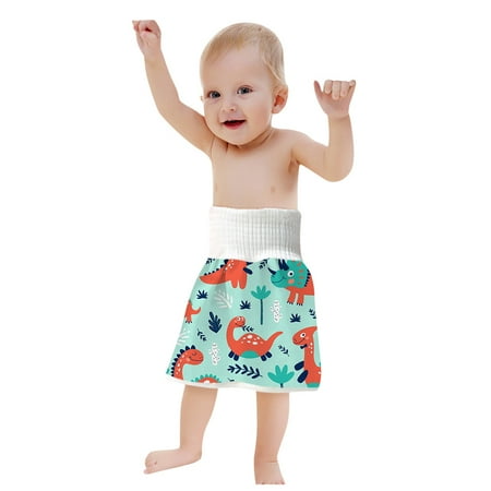 

Huilaibazo Comfy Reusable Baby Diaper Skirt Shorts 2 in 1 Boy s Girl s Training Skirt