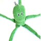 thumbnail image 1 of Juguete para perros que chirría, divertido juguete de pulpo de felpa para mascotas, suministros interactivos duraderos para mascotas, herramienta suave para molares para mascotas (verde), 1 of 6