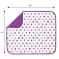 thumbnail image 3 of Schroeder & Tremayne Absorbent, Reversible Microfiber Dish Drying Mat for Kitchen, 16 Inch x 18 Inch, Paint Dots, 3 of 5