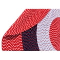 thumbnail image 3 of Better Trends 72" Round Braided Rug 100% Polypropylene Durable and Stain Resistant Reversible Indoor Area Utility Rug, Country Stripe Collection - Americana Stripe, 3 of 5