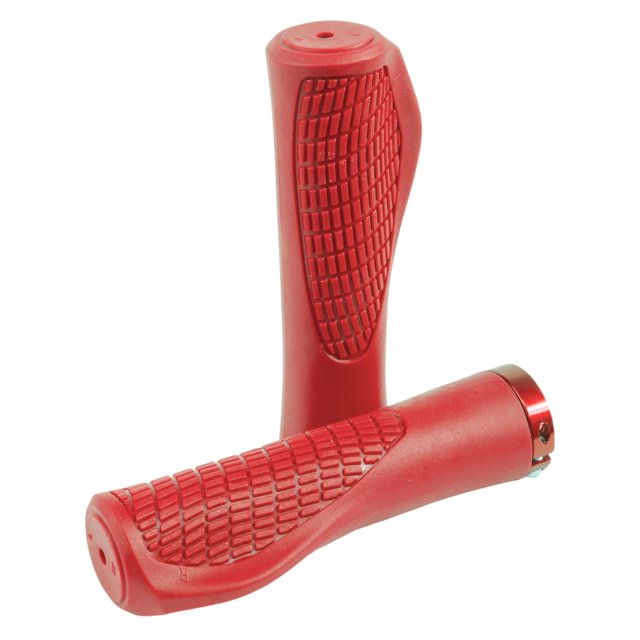 Puños para Bicicleta 130 mm Rojo TPE SZ-048A Gospel
