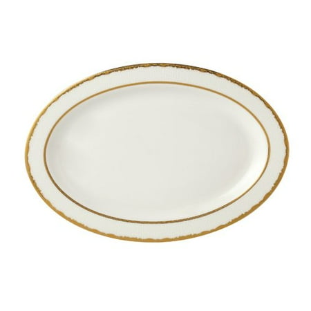 - Lorren Home Trends La Luna Sonia 14'' Bone China Serving Platter