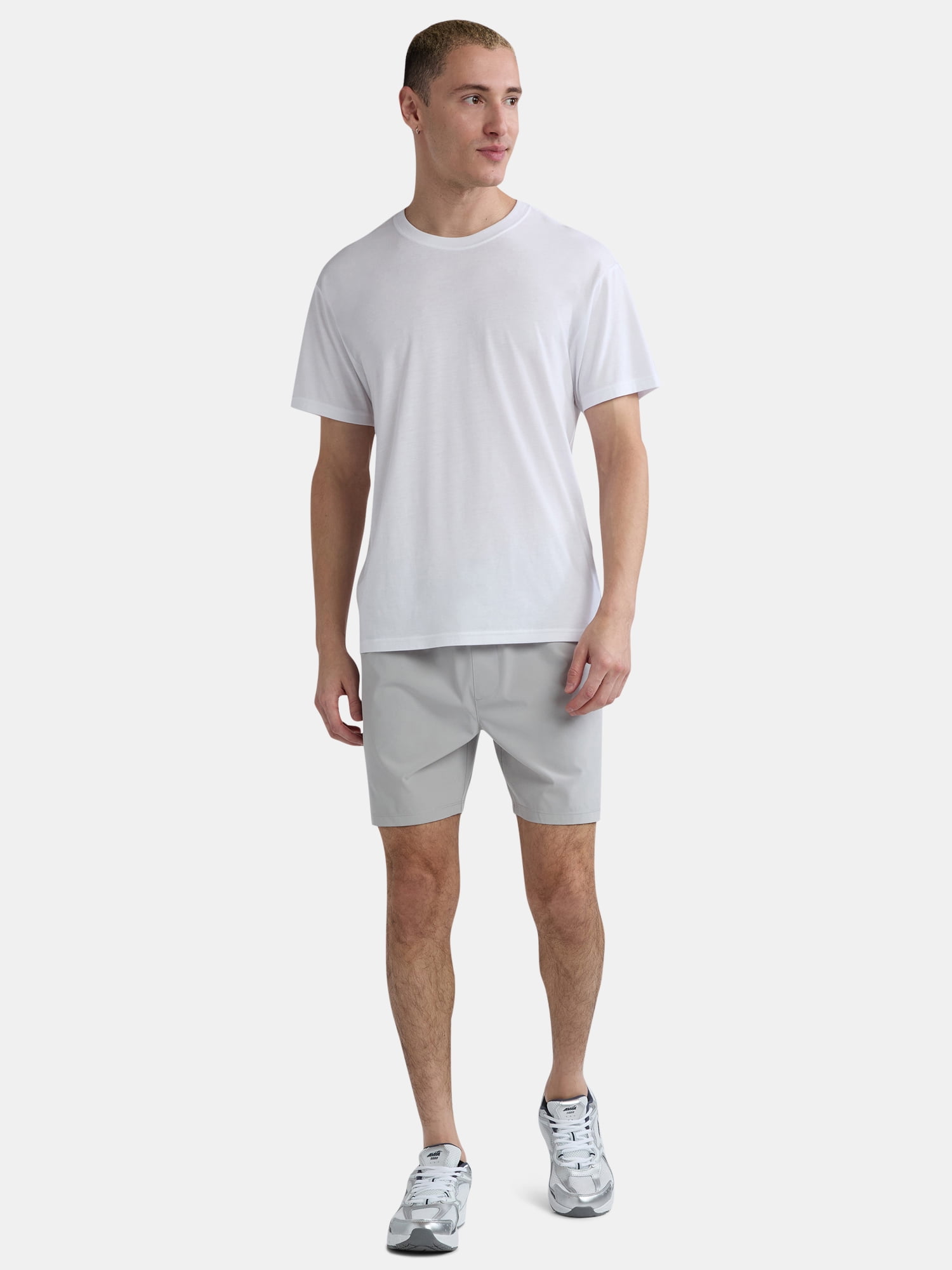 Athletic Works Men's and Big Men's Woven Running Shorts, 6" and 8" Inseams, Sizes XS-5XL