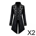 thumbnail image 1 of Frac medieval,Chaqueta medieval Steam disfraz de pirata ,Chaqueta victoriana para hombre,frac largo de estilo vintage, gótica uniforme traje de cosplay solapa,Gabardina, 1 of 7